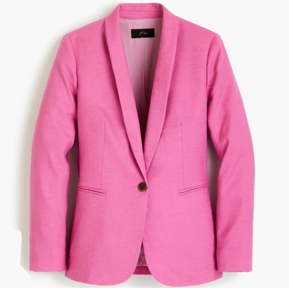 J Crew Parke Linen Blazer Jacket - Picture 1 of 7